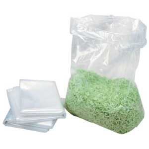 HSM Plastikbeutel PE-Seitenfaltensack 100 Stück 4026631006415