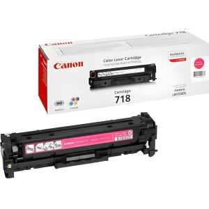 Canon Toner Originalzubehör 718 ca. 2.900 Seiten magenta
