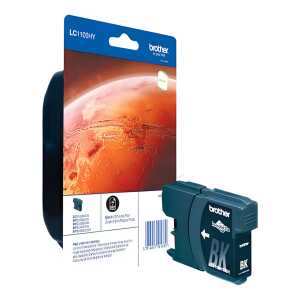 Brother Original Tintenpatrone schwarz High-Capacity (LC-1100HYBK)