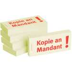 BIZSTIX Haftnotizen "Kopie an Mandant" - 75 x 35 mm, 5x 100 Blatt