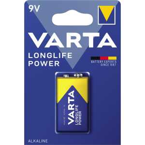 Varta Batterien LONGLIFE Power - E-Block, 9 V