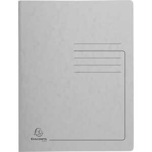 Exacompta Spiralhefter - A4, 300 Blatt, Karton, 355 g/qm, grau