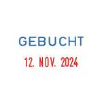 COLOP Mini-Dater - Datumstempel + Text GEBUCHT