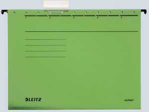 LEITZ 1985 Hängemappe ALPHA PendarecKarton grün