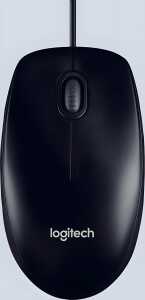 Kabelgebundene Mouse M90 schwarz, USB-Anschluss,