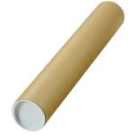Versandrohre mit Verschlusskappen - Ø 80 x 500 mm,...