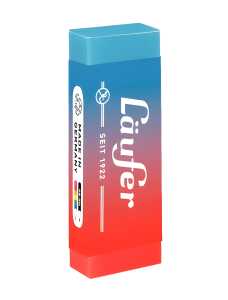 Radierer Läufer Plast Color zweifarbig, Kunststoff