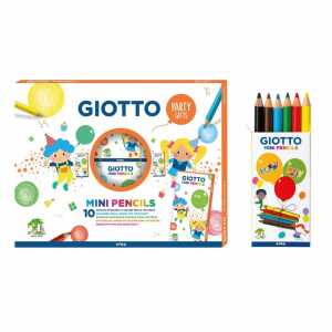 Farbstiftetui Mini Pencils Party-Set GIOTTO F312000 10x6er-Etuis