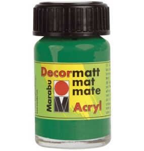 Decormatt Acryl saftgrün MARABU 1401 39 067 15ml Glas