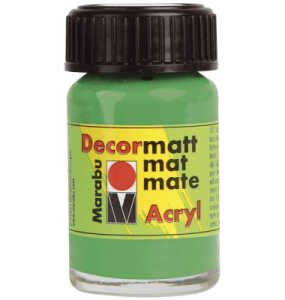 Decormatt Acryl hellgrün MARABU 1401 39 062 15ml Glas