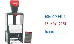 COLOP Classic Line 2160/RL - 4 mm Datumstempel + austauschbare Text