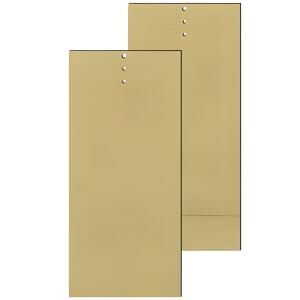MAILmedia Musterbeutel 100x245x40 mm, 120 g/qm, braun, 250 Stück