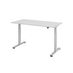 Sitz-Steh-Schreibtisch mit T-Fuß - 160 x 72-119 x...