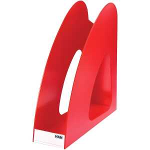 HAN Stehsammler TWIN - DIN A4/C4, standfest, modern, rot