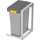 Abfalleinsatz 38L grau HAILO 0935-302 ProfiLine Öko XL