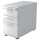Standcontainer - 42,8 x 76 x 80 cm, 2 Schübe, Relinggriff, Weiß