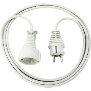 brennenstuhl® Verlängerungskabel H05VV-F 3G1,5 3m IP20 Kunststoff weiß
