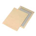 Papprückwandtaschen - B4, ohne Fenster, 130 g/qm, braun, 125 Stück