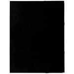 Exacompta EXACOMPTA Sammelmappe - A4, 355 g/qm, Gummizug, schwarz