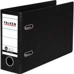 Falken Falken Ordner A5 quer, S80, Hartpappe schwarz