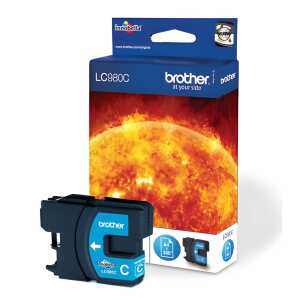 Brother Original Brother Tintenpatrone cyan (LC-980C)