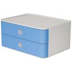 Smart-Box Allison,Schubladenbox 2 Schübe, sky blue