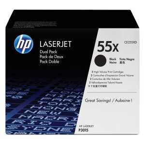 HP Toner Originalzubehör 55X ca. 2 x 12.500 Seiten schwarz 2 St./Pack.