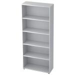 Hammerbacher Regal - 5OH, 33 cm tief, Weiß