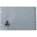 Q-Connect Register - A - Z, PP, A5 quer, 20 Blatt, grau