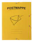 STY Gummizugmappe A4 gelb mit Aufdruck