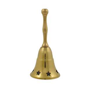 Weihn.Glocke Messing gold 13381 13cm