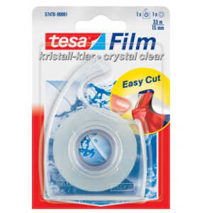 Handabroller +1Rl kristallklar TESAFILM 57470-00001-01 15mm 33m