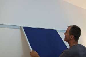 Filztafel 60x90cm k`blau FRANKEN PT830203 PRO