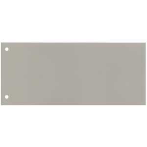 Q-Connect Trennstreifen - 190 g/qm Karton, grau, 100 Stück