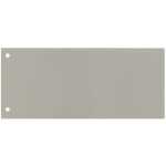 Q-Connect Trennstreifen - 190 g/qm Karton, grau, 100...