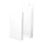 Faltentaschen C4, ohne Fenster, 40 mm-Falte, 140 g/qm, weiß, 100 Stück