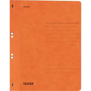 Ösenhefter - A4 1/1 Vorderdeckel, orange, Manilakarton, 250 g/qm