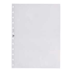 Prospekthüllen Spezialhüllen A4 links offen, PP 0,08 mm, glasklar 10er
