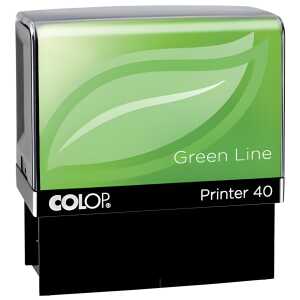 COLOP Printer 40 Green Line - max . 6 Zeilen, 23 x 59 mm