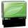 COLOP Printer 40 Green Line - max . 6 Zeilen, 23 x 59 mm