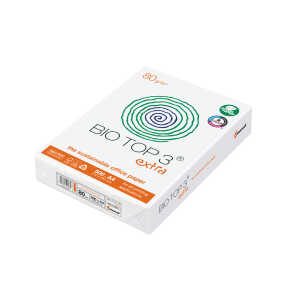 Mondi BIO TOP 3 extra - A4, 80 g/qm, naturweiß, holzfrei, 500 Blatt