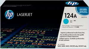 Lasertoner Nr. 124A cyan HP Q6001A
