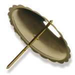 Adventkerzenhalter 6 cm gold 10700 12045.26