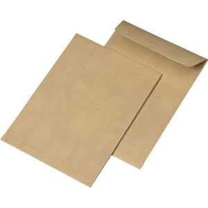 Versandtasche C5 HK 110g braun ELEPA 30007433 250ST m.Falte 20mm