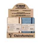 Clairefontaine Display 6xA6 Notizb flex+4xA6 fest