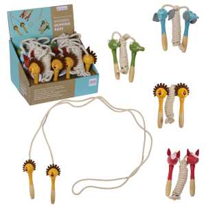 OOTB Holz-Springseil Tiere ca. 235 cm