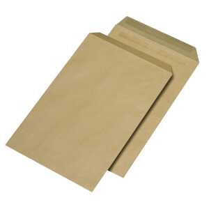 Versandtaschen - C4 , ohne Fenster, sk, 90 g/qm, braun, 250 Stück