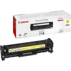 Canon Toner Originalzubehör 718 ca. 2.900 Seiten gelb