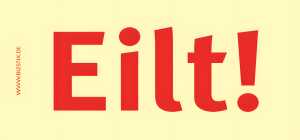 BIZSTIX Haftnotizen "Eilt!" - 75 x 35 mm, 5x 100 Blatt