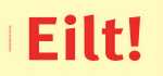 BIZSTIX Haftnotizen "Eilt!" - 75 x 35 mm, 5x 100 Blatt